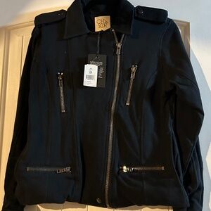 NWT Chaser Pone Knit Bomber Jacket Small